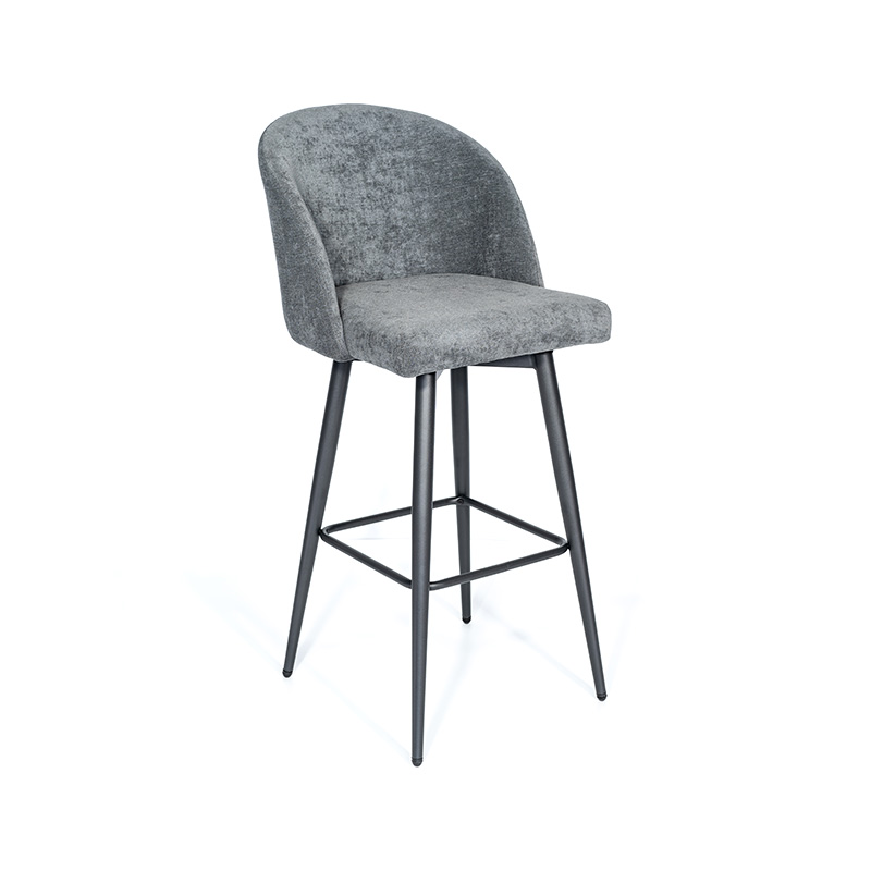 Cadeira de barras de barras de tubo de aço clássico para sala de jantar